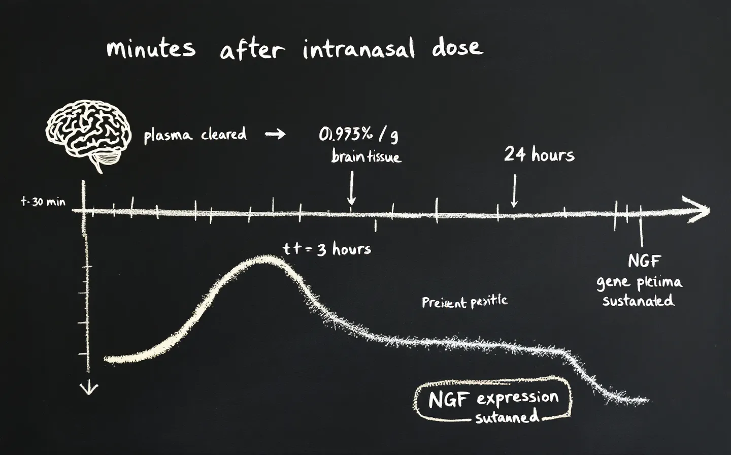 Why did researchers use Semax nasal spray?